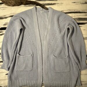 Maurices Baby Blue Knit Cardigan